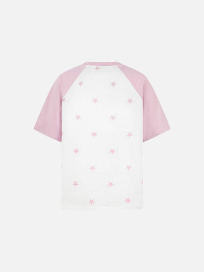 DAXUEN Relaxed fit short-sleeved t-shirt with cat graphic