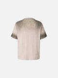 DAXUEN Light grey short-sleeved relaxed-fit t-shirt with cat graphic
