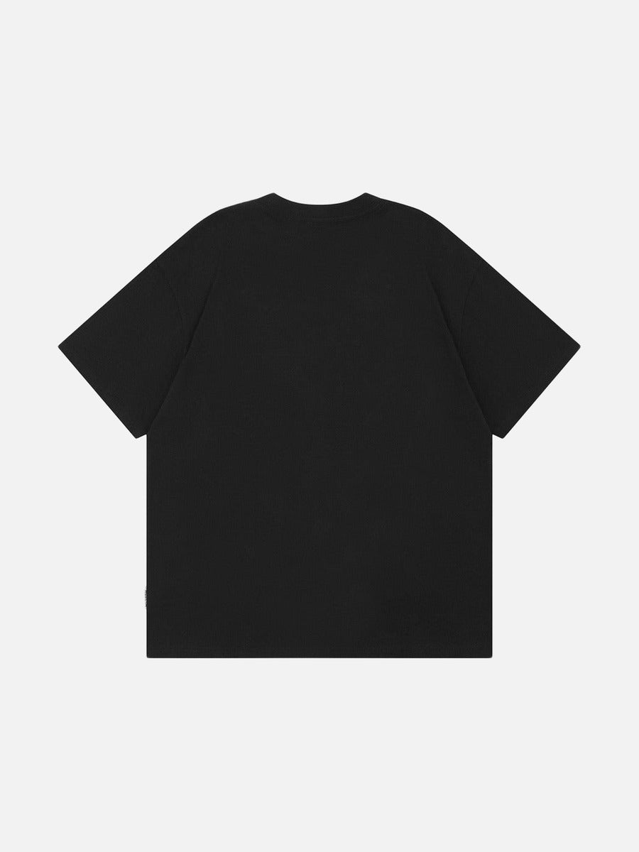 DAXUEN Playful cat graphic t-shirt