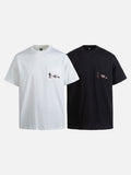 DAXUEN Short-sleeved crew neck t-shirt with pocket embroidery