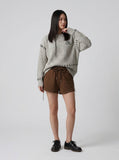 DAXUEN Polka dot casual shorts with drawstring waistband — model photo