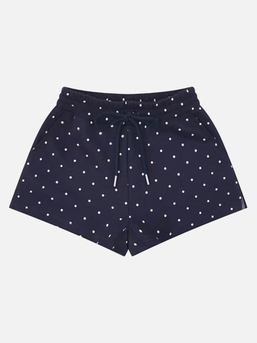 DAXUEN Polka dot casual shorts with drawstring waistband