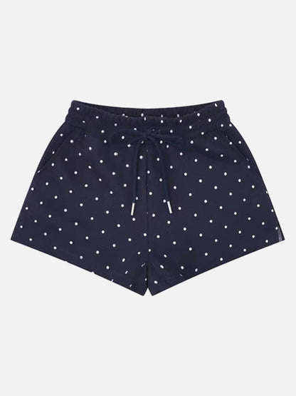 DAXUEN Polka dot casual shorts with drawstring waistband