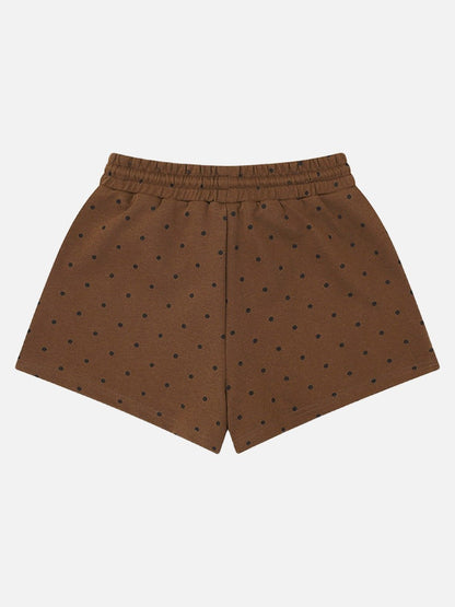 DAXUEN Polka dot casual shorts with drawstring waistband