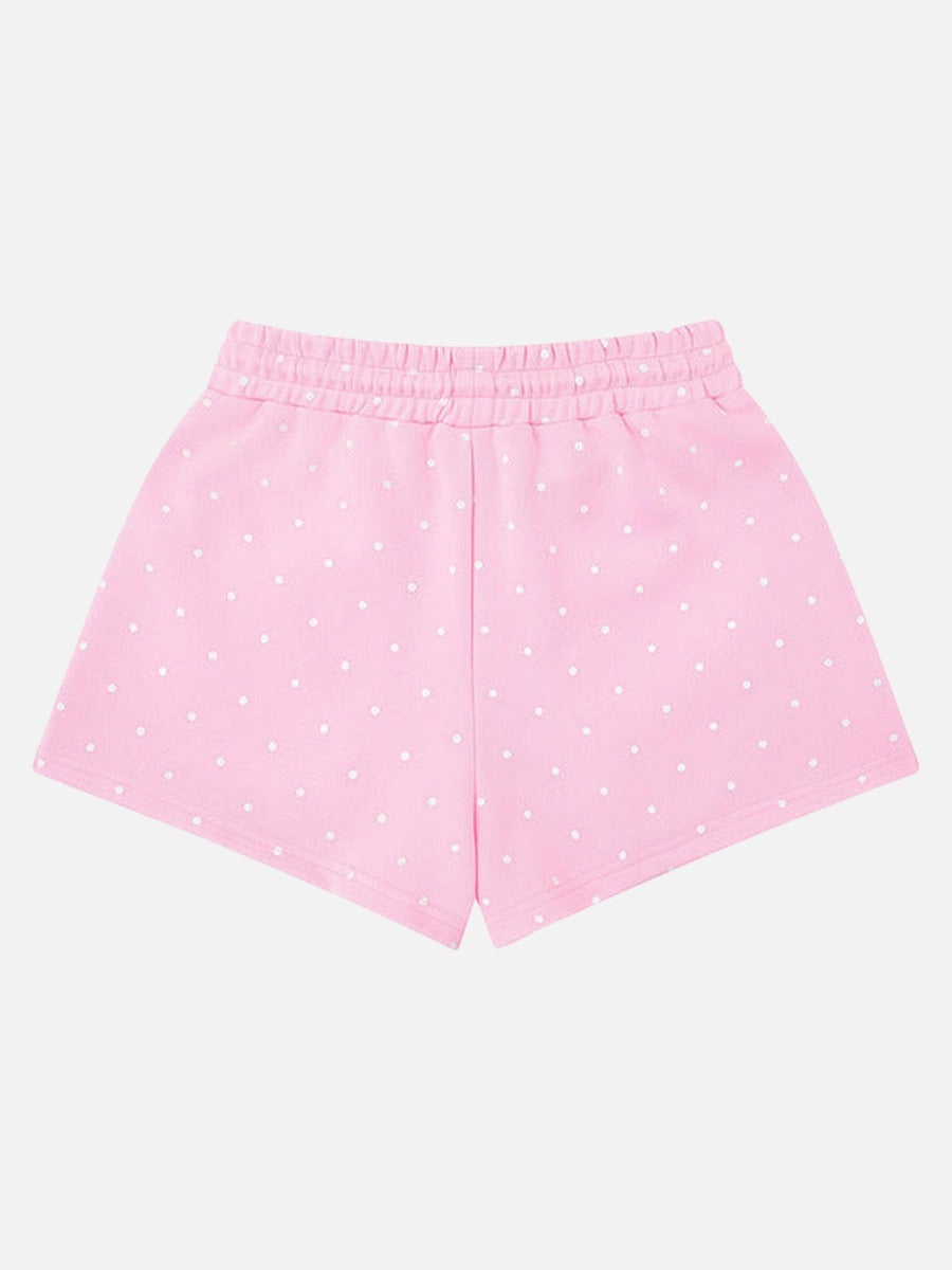 DAXUEN Polka dot casual shorts with drawstring waistband
