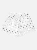DAXUEN Polka dot casual shorts with drawstring waistband