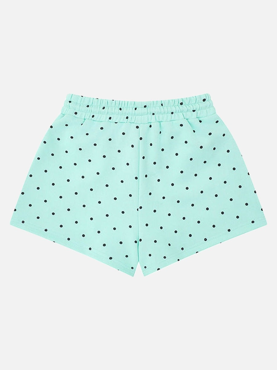 DAXUEN Polka dot casual shorts with drawstring waistband