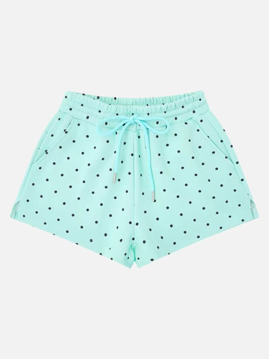 DAXUEN Polka dot casual shorts with drawstring waistband