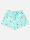 DAXUEN Polka dot casual shorts with drawstring waistband