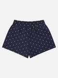 DAXUEN Polka dot casual shorts with drawstring waistband