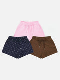 DAXUEN Polka dot casual shorts with drawstring waistband