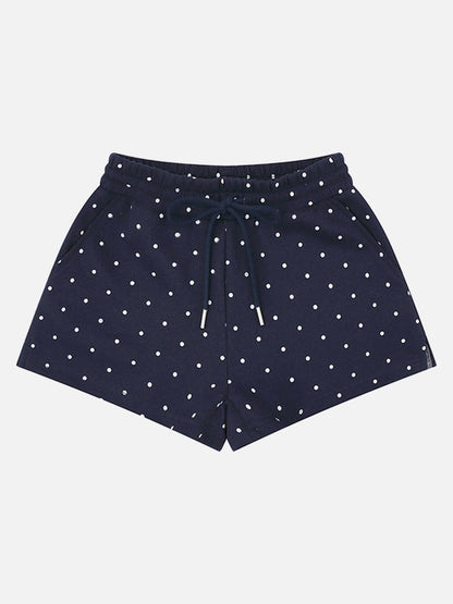 DAXUEN Polka dot casual shorts with drawstring waistband