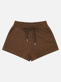DAXUEN Polka dot casual shorts with drawstring waistband