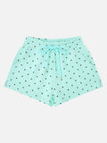 DAXUEN Polka dot casual shorts with drawstring waistband