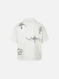 DAXUEN Polka-dot short-sleeve shirt with graphic prints