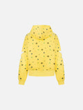 DAXUEN Polka dot full-zip hooded sweatshirt