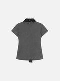 DAXUEN Polka dot question mark polo shirt