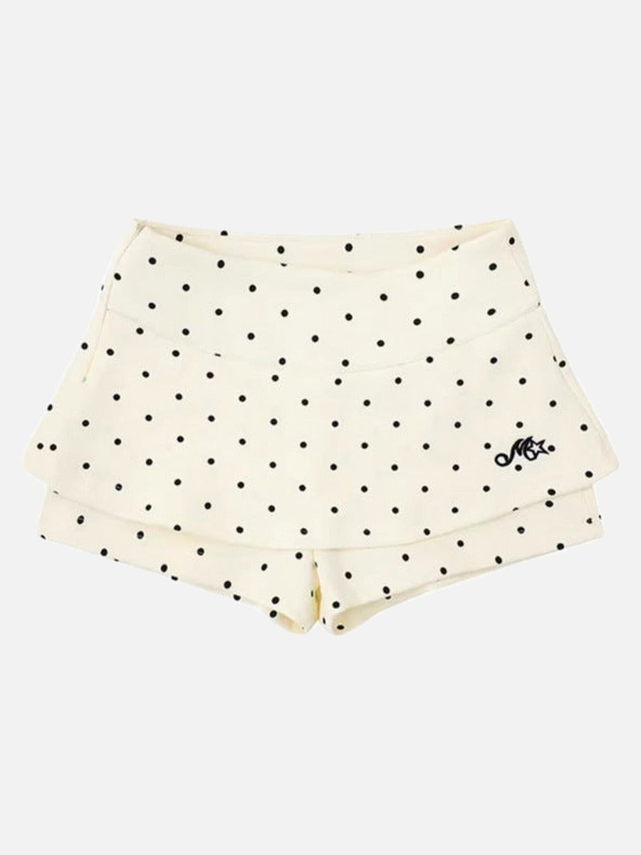 DAXUEN Polka dot skort with fitted shorts