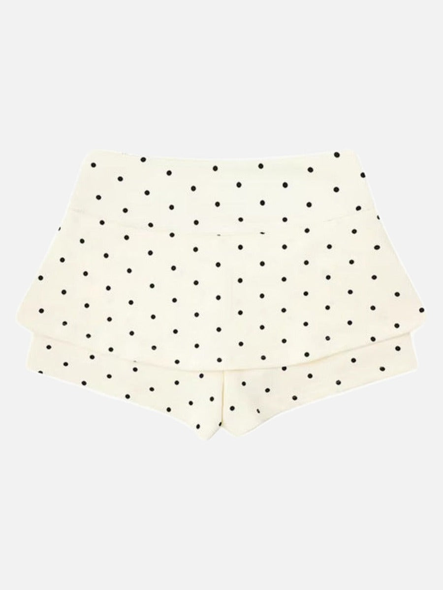 DAXUEN Polka dot skort with fitted shorts