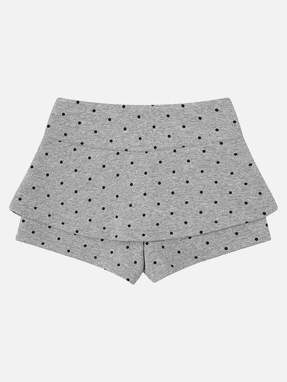 DAXUEN Polka dot skort with fitted shorts