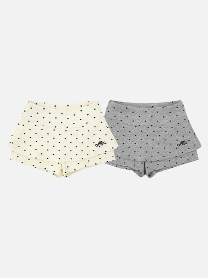 DAXUEN Polka dot skort with fitted shorts