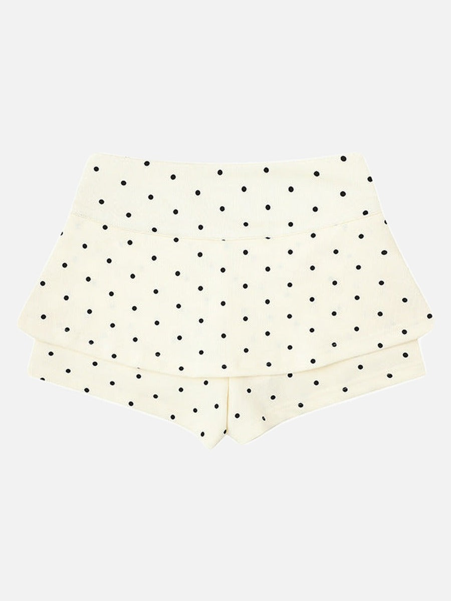 DAXUEN Polka dot skort with fitted shorts