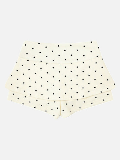 DAXUEN Polka dot skort with fitted shorts