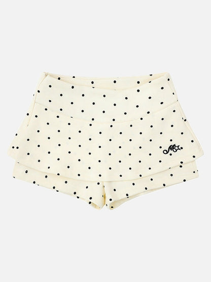 DAXUEN Polka dot skort with fitted shorts
