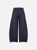 DAXUEN Wide leg polka dot trousers with stripes