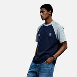 DAXUEN Men's raglan short-sleeve t-shirt