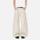 DAXUEN Oversized wide-leg pants with puddle effect