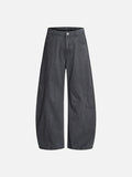 DAXUEN Oversized wide-leg pants with puddle effect