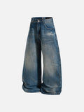 DAXUEN black and navy puffy bubble shorts