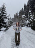 DAXUEN punk-cat-graphic-t-shirt-short-sleeve — model photo