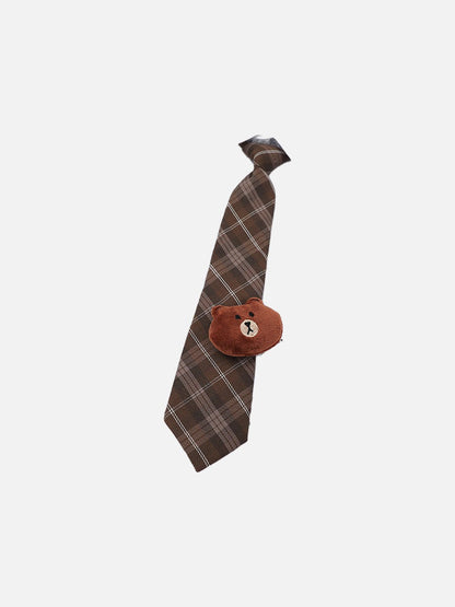 DAXUEN Puppy Tie Striped Short Sleeve Shirt