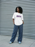 DAXUEN Oversized Statement Graphic Tee — model photo