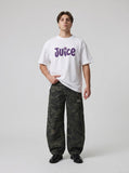 DAXUEN Oversized Statement Graphic Tee — model photo