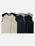 DAXUEN Sleeveless raglan top with graphic print