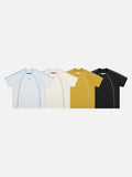 DAXUEN Short sleeve raglan t-shirt with contrast stitching