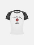DAXUEN Rattlekid camouflage raglan t-shirt with graphic design
