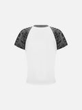 DAXUEN Rattlekid camouflage raglan t-shirt with graphic design