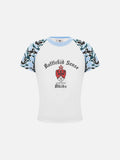 DAXUEN Rattlekid camouflage raglan t-shirt with graphic design