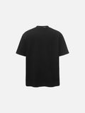 DAXUEN Oversized short-sleeve t-shirt with raw edges