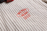 DAXUEN cream long-sleeve shirt with red circular embroidery