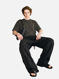 DAXUEN apricot two-piece matching linen set