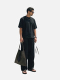 DAXUEN apricot two-piece matching linen set
