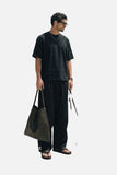DAXUEN apricot two-piece matching linen set