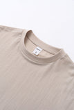 DAXUEN apricot two-piece matching linen set