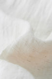 DAXUEN apricot two-piece matching linen set