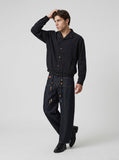 DAXUEN Men's lightweight long-sleeved button-up jacket — model photo